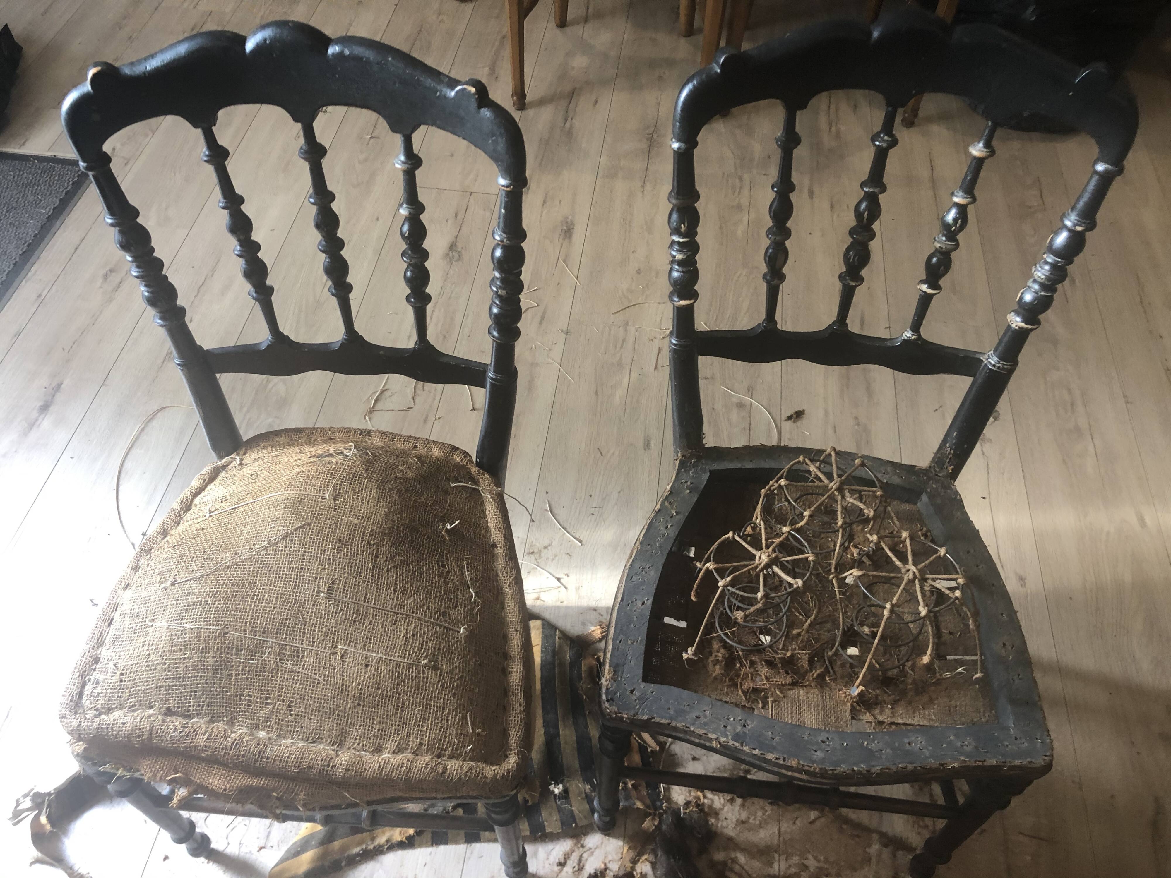 Pair of Charivari chairs