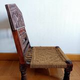 Paire de chaises basses traditionnelles, Indonésie