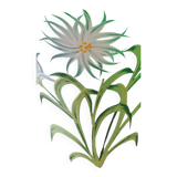 Monaco/Monte Carlo Glassworks vase. Emerald green blown glass