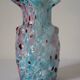 Blue Clichy glasswork vase