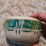 Petite boite porcelaine chine canton 19°s