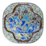 Limited edition German vintage Christmas wall plate by Bjørn Wiinblad for Rosenthal, 1978