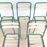 Set of 5 Tolix T2 chairs - rare color -