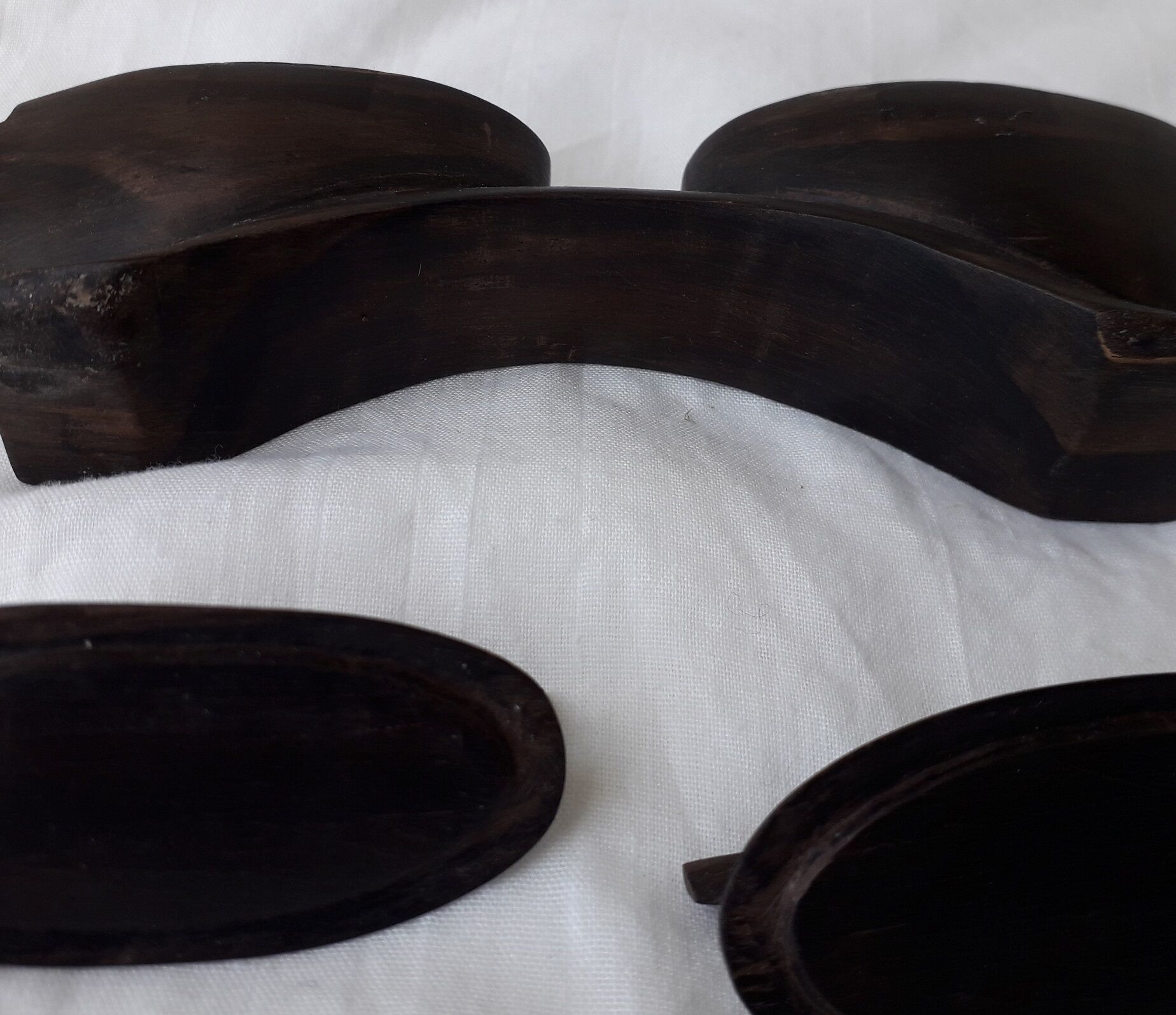 Salière poivrier en bois crocodile