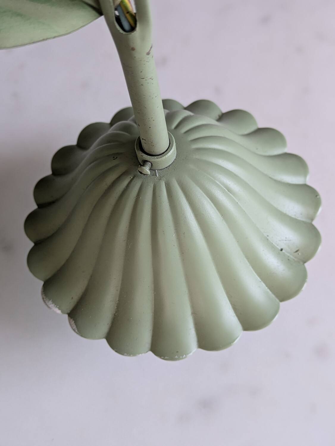 Ancien lustre fleuri italien