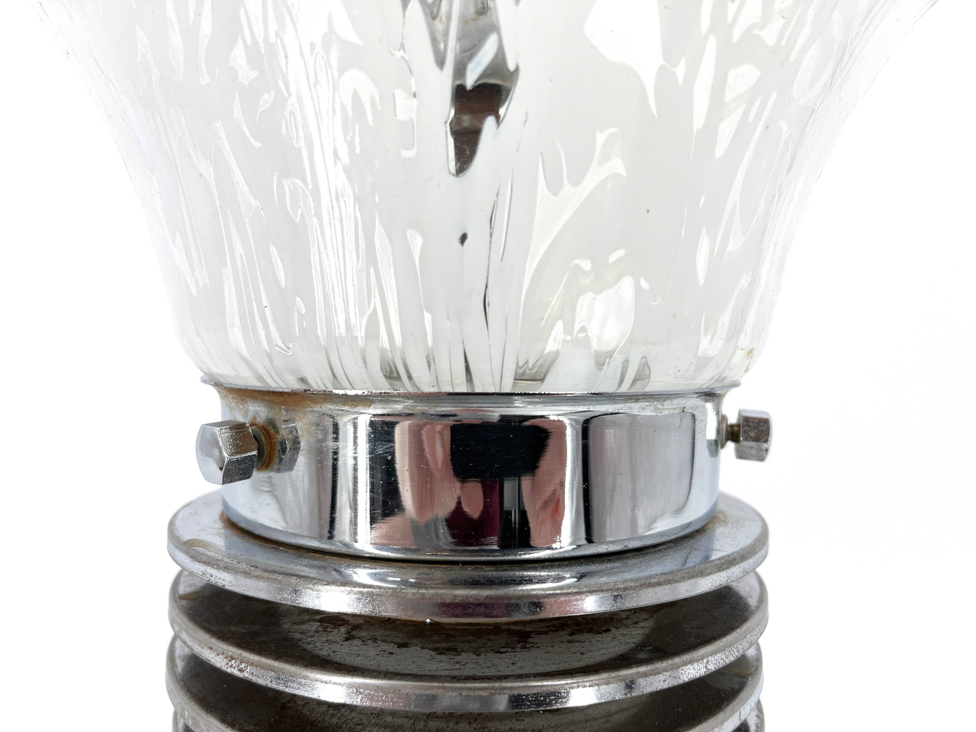 Lampe de table vintage « ampoule » par Mazzega, années 1970