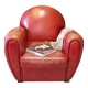 Edgar club armchair
