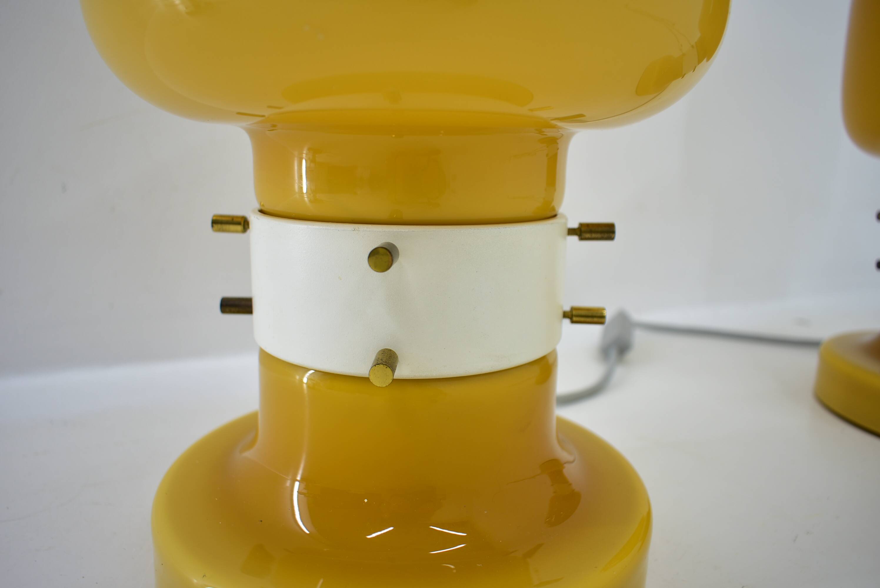 Pair of Midcentury Table Lamps by Zbyněk Hřivnáč, Equipment Hotel Praha, 1960s