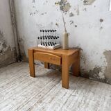 Solid elm bedside table Maison Regain