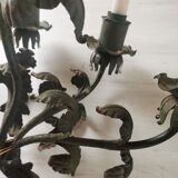 Wall lamp iron and sheet metal