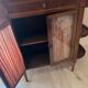 Antique marble and wood sideboard