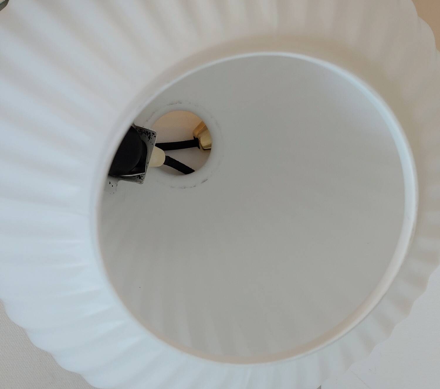 Vintage opaline pendant light