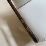 Two-seater rattan bench