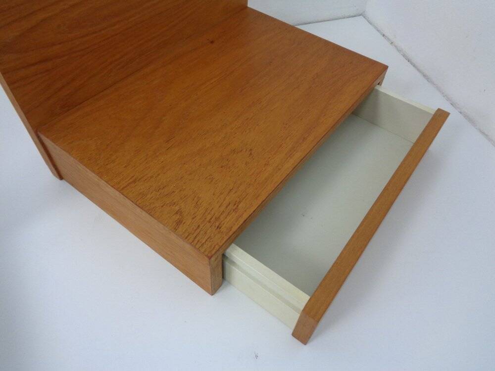 Teak Consoles with Drawers, 1960s, Set of 2