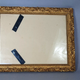 Old frame 33x26 foliage 29x22 cm wood gilded stucco gold leaf +glass SB158