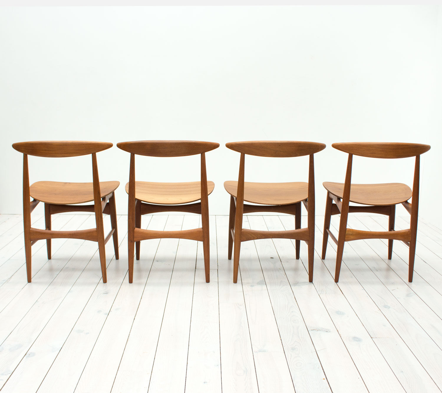 Danish Teak Dining Chairs by Mogens Kold, 1960s