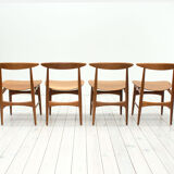 Chaises en teck par Mogens Kold, années 1960