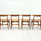 Danish Teak Dining Chairs by Mogens Kold, 1960s