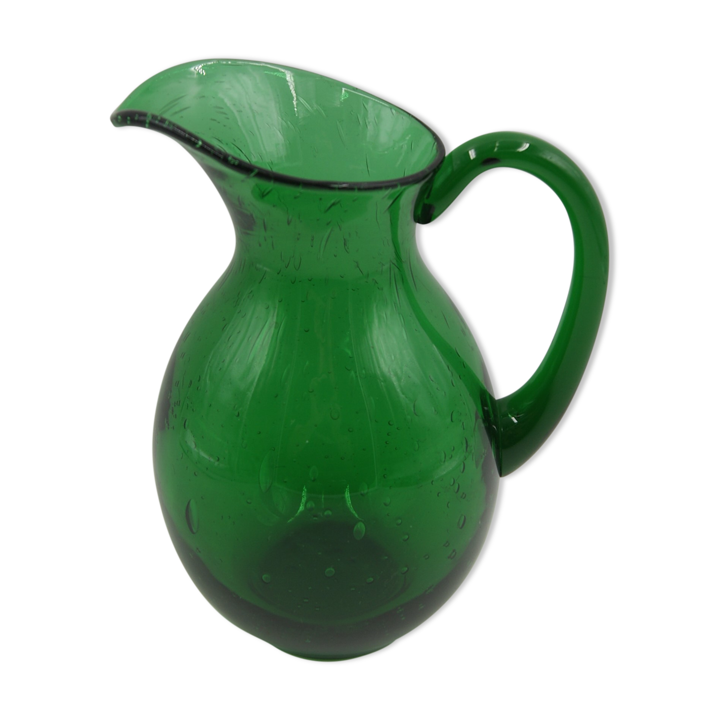 Vintage blown glass decanter