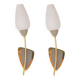 Pair of 50s midcentury modern wall lights
