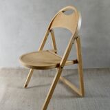 Folding wooden chair model No 24 OTK, around 1960