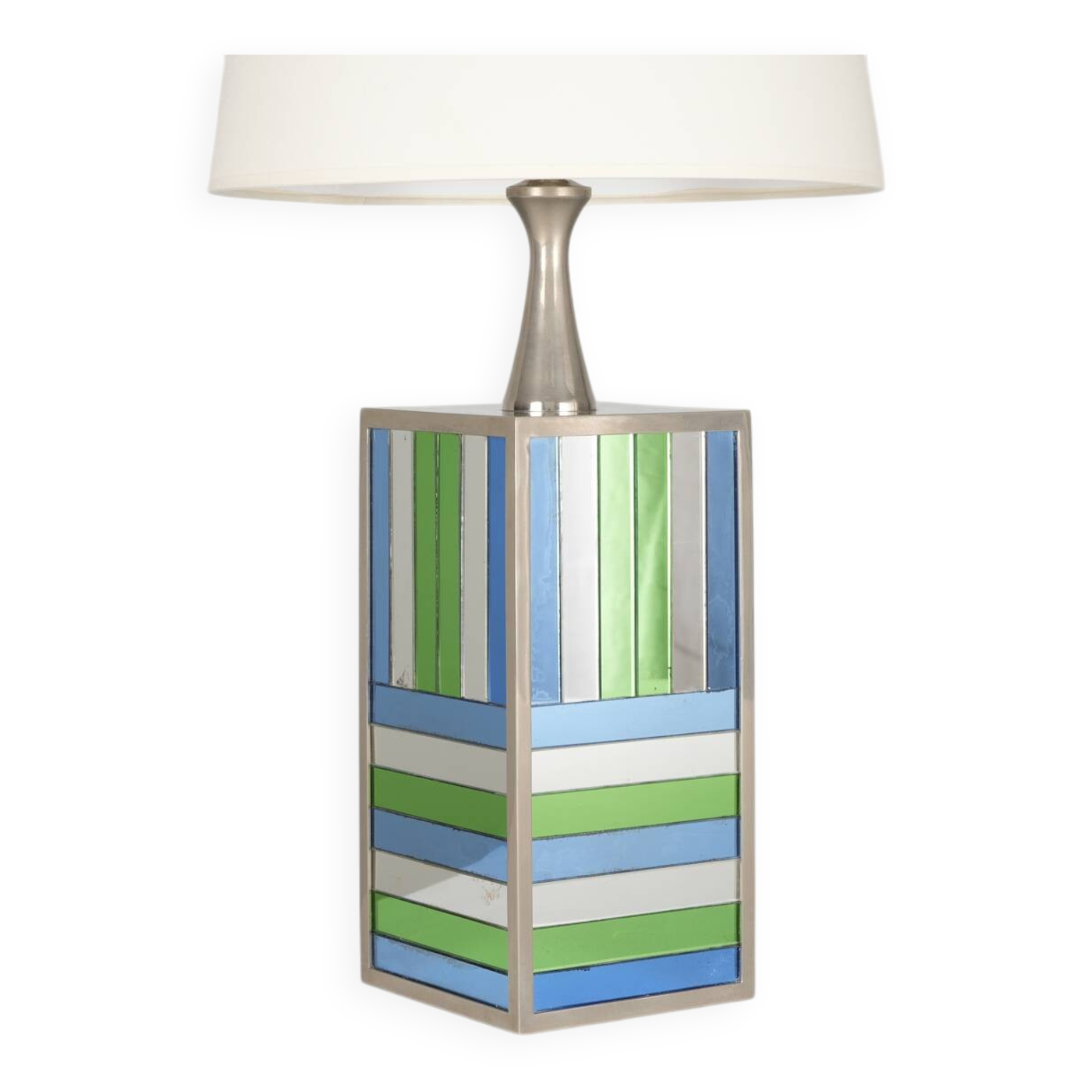 Philippe Barbier rare mirror lamp circa 1970