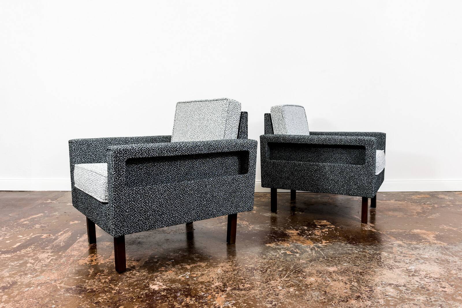 Pair Of Restored Mid Century Armchairs, 1970’s