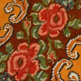 Wine Red & Orange Classic Vintage Kilim Rug, 171x289Cm