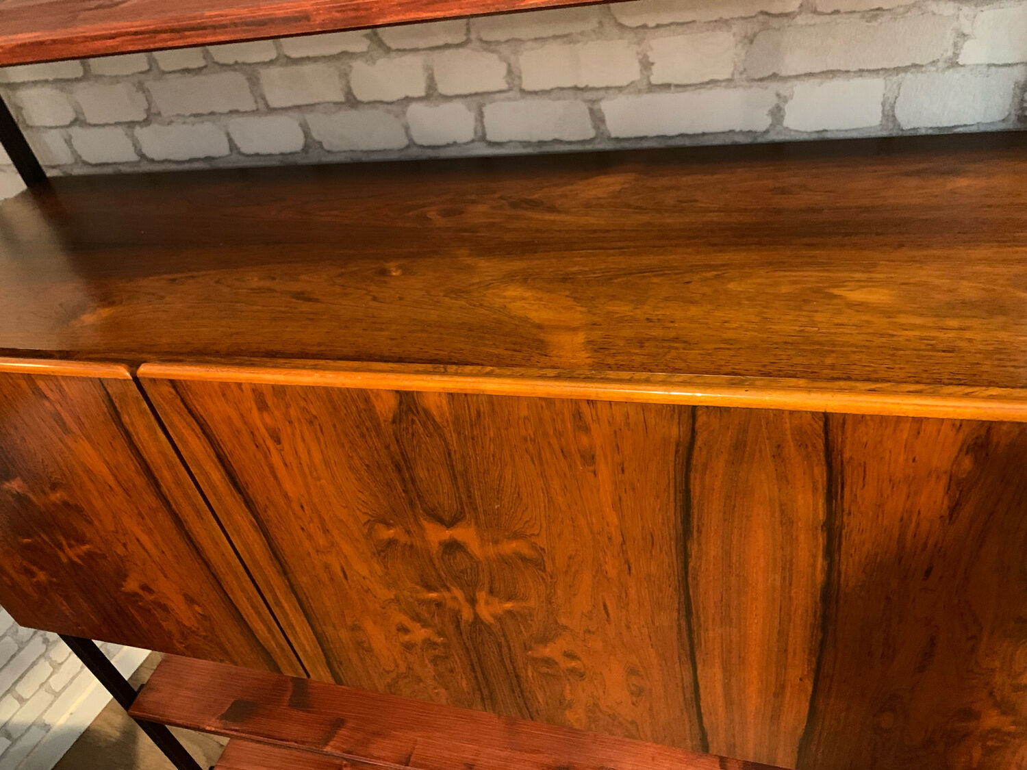 Vintage modular rosewood bookcase 1960