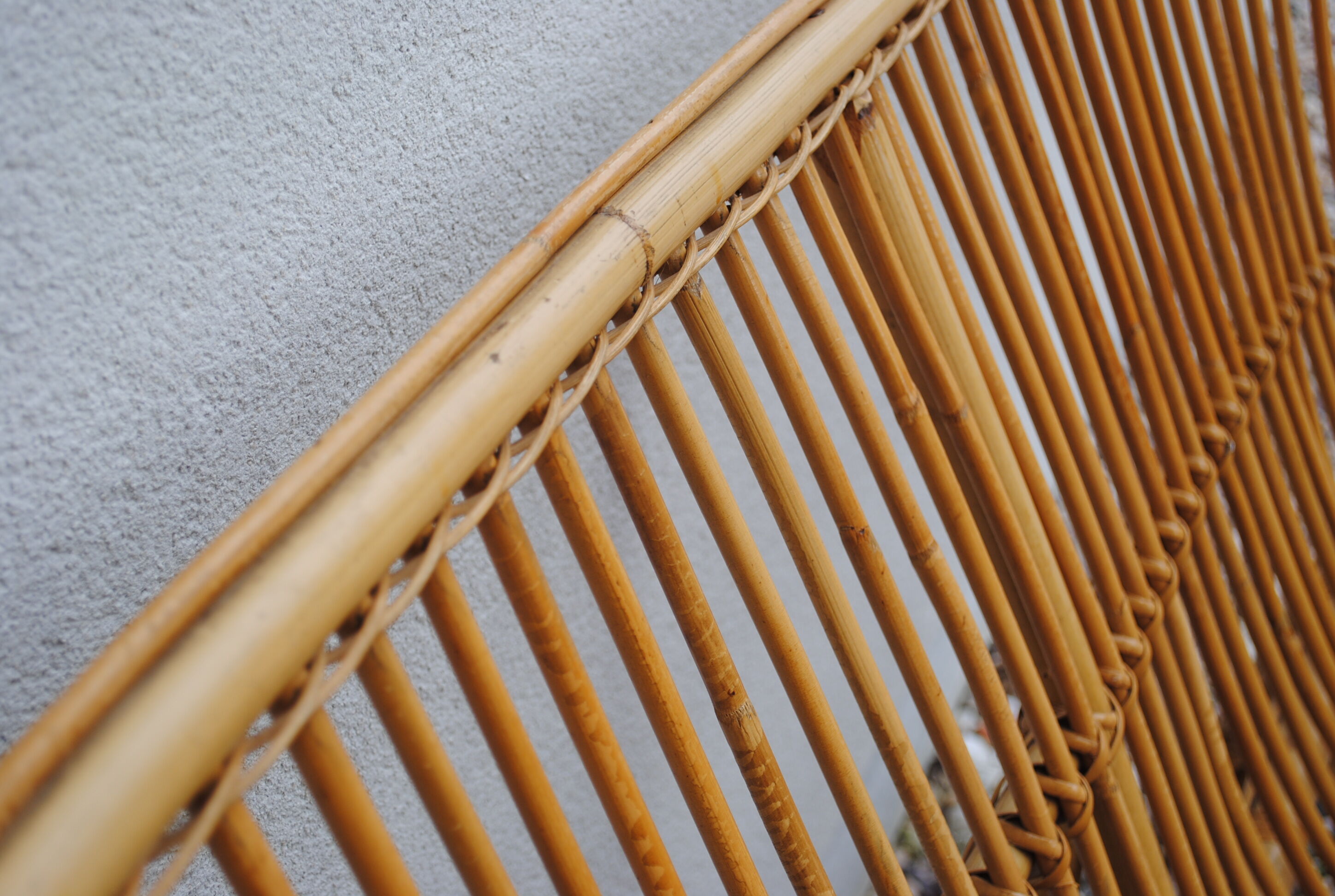 Seat rattan 60s vintage