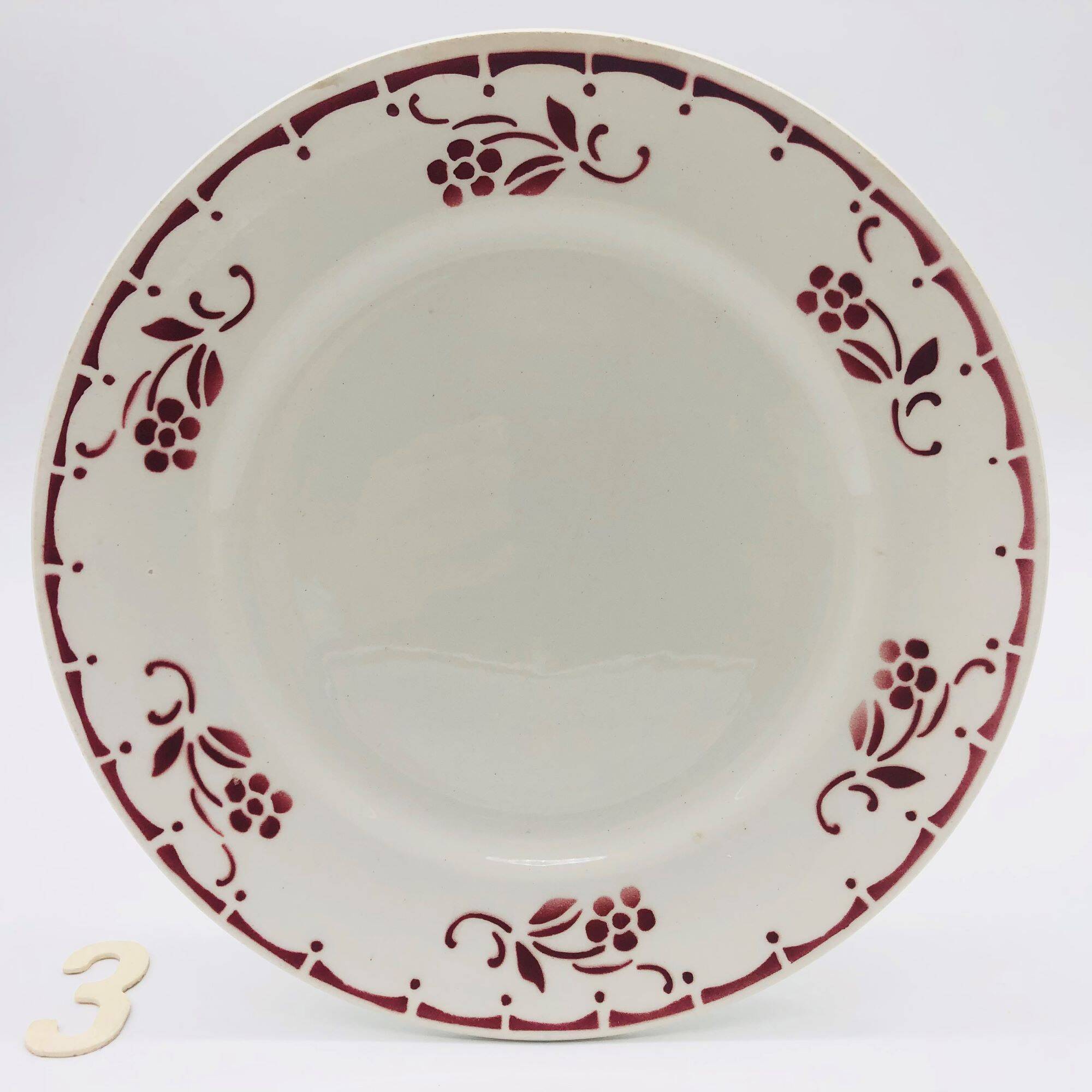 6 “St-Amant” dessert plates, Magali model