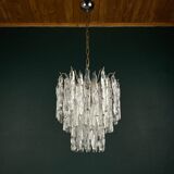 Murano glass chandelier attributed to J. Kalmar, Austria, 1960s.