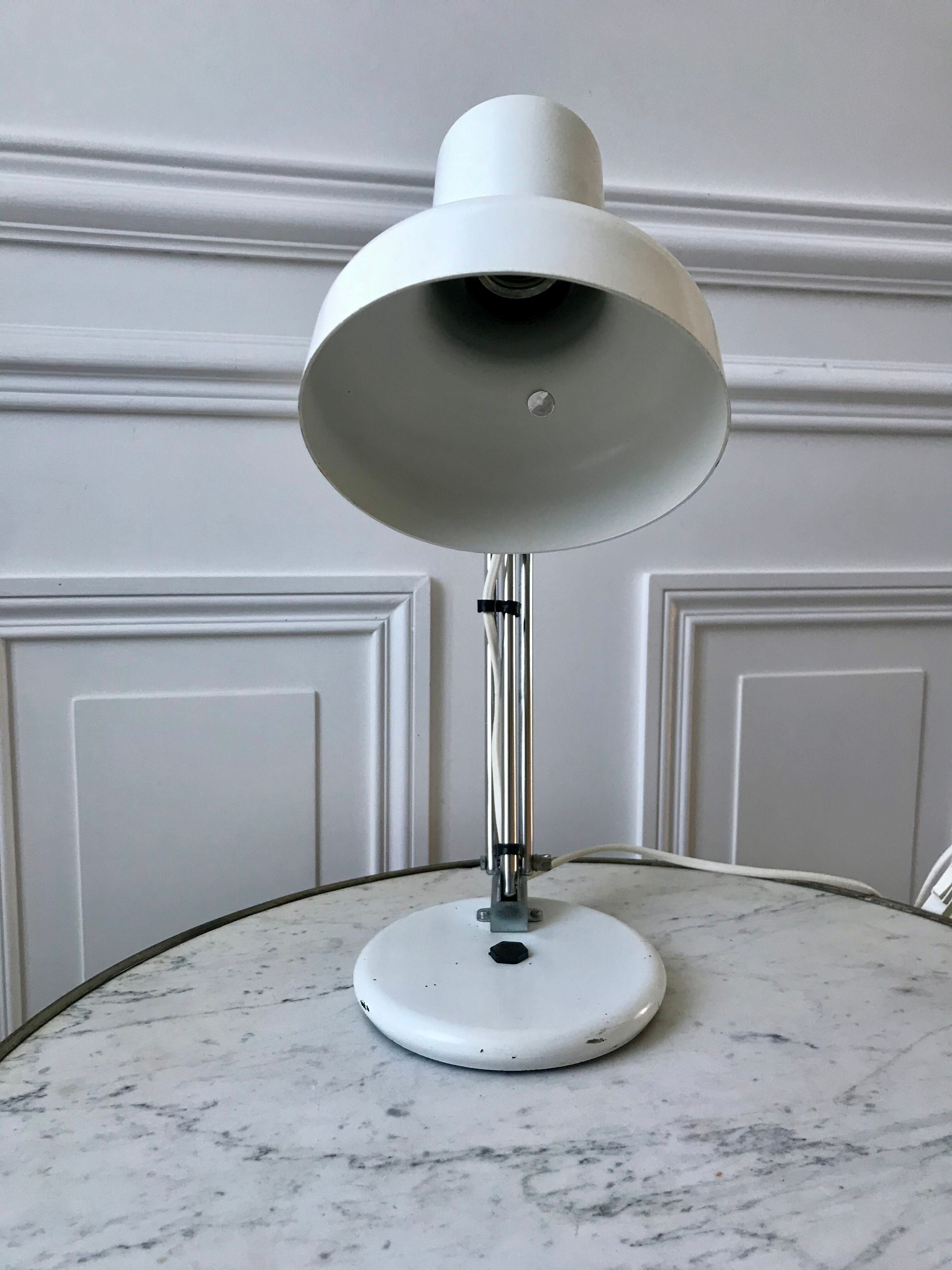 Desk lamp / articulated bedside aluminor 60s-70s