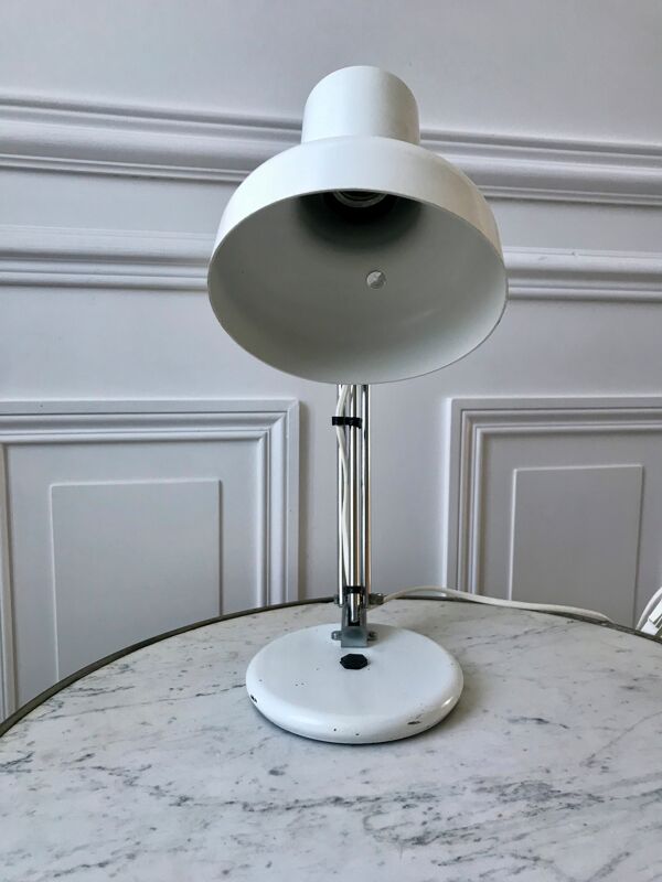 Lampe de bureau / chevet articulée aluminor années 60-70