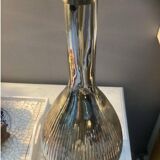 Silver glass lamp base