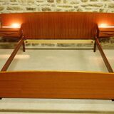Teak scandinavian bed, 1970