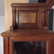 Ancien grand meuble cabinet louix xvi vitrine miroir