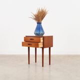 Teak bedside table, Danish design, 1970s, made in Denmark