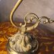 lampe 1900 de bureau ou chevet bronze 28x25 tres belle patine, fonctionne b