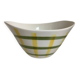 Moulin des loups tea towel pattern salad bowl