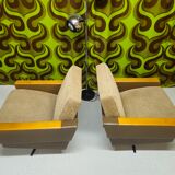 "1970 swivel armchair pair"