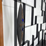 1960's art wall unit or room divider with sculpture by Jelínek