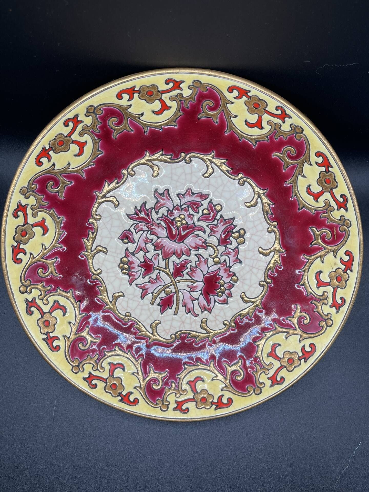 Assiette / plat  longwy