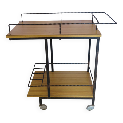 Bar roulant métal et formica