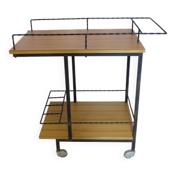 Metal and formica bar trolley