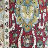 Tapis ancien agra français janus point lys 250x350 cm