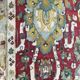 Large carpet old Agra French Janus point made Lily hand 250 X 350 CM