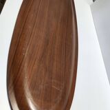 Oval Wall Mirror with a Beech Frame, Italy