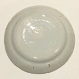 Eastern earthenware plate the Islettes flower bouquet decoration