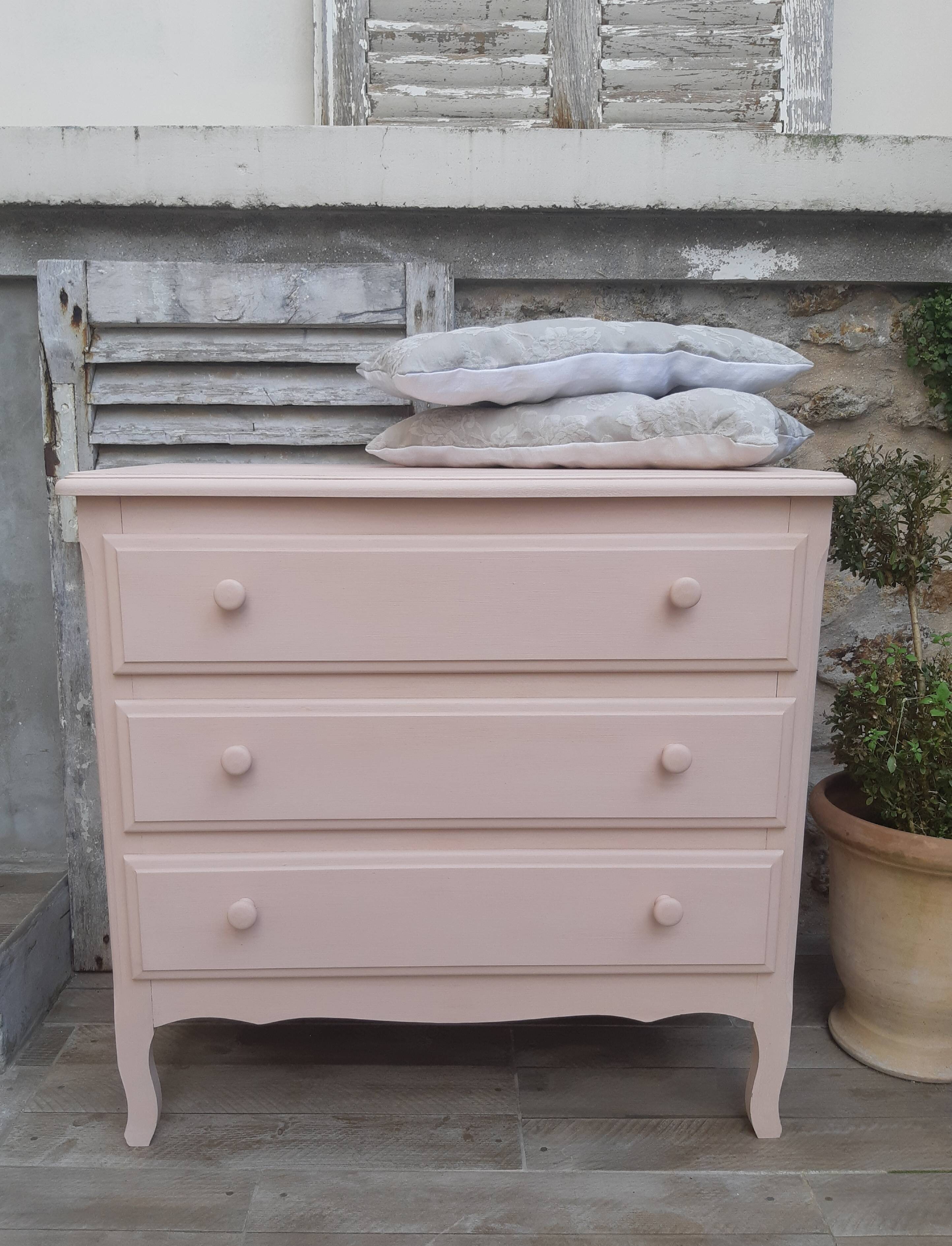 Pink dresser